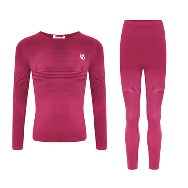 Dare 2B Underställsset för barn/ungdomar (Berry Pink)