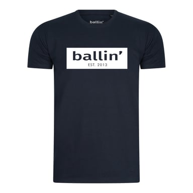 Ballin Est. 2013 Tee SS Cut Out Logo Shirt Blue