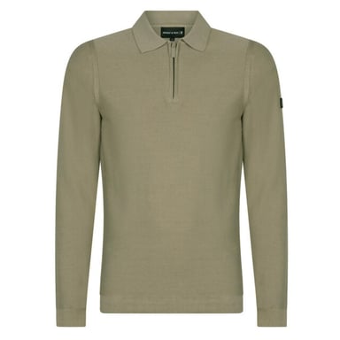 Presly & Sun Trui Harry Half Zip Pullover Green