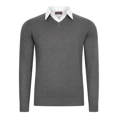 Cappuccino Italia Trui Mock Pullover Grey