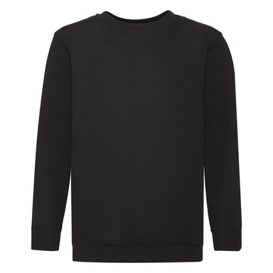 Fruit of the Loom Childrens/Kids Premium Set-in Sweatshirt (Black)