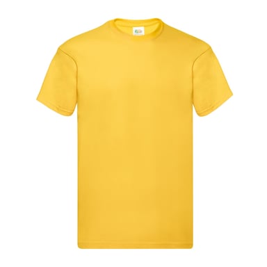 Fruit of the Loom Unisex Adult Original Cotton T-Shirt (Sunflower)