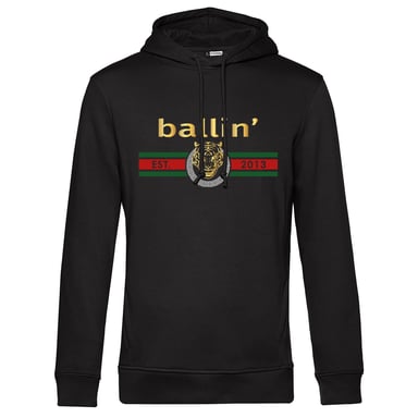 Ballin Est. 2013 Hoodies Tiger Lines Hoodie Black