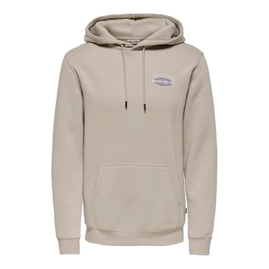 Only & Sons Hoodies Keane Hoodie  Beige