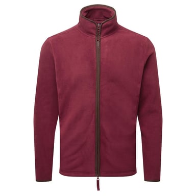 Premier Mens Artisan Fleece Jacket (Burgundy)