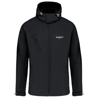 Ballin Est. 2013 Outdoorjas Softshell Hooded Jas Black