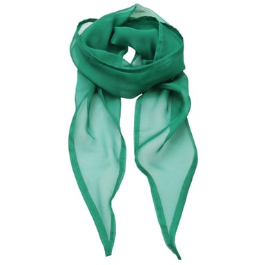Premier Womens/Ladies Chiffon Scarf (Emerald)