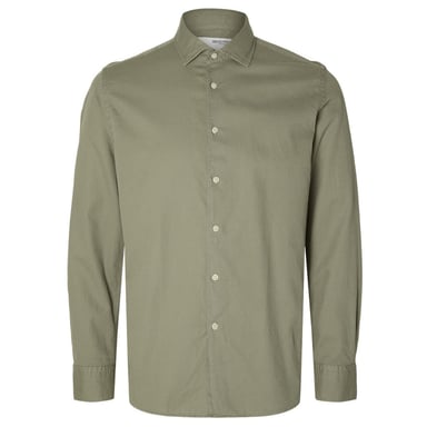 Selected Overhemden Regbond Regular Fit Overhemd Vetiver Green