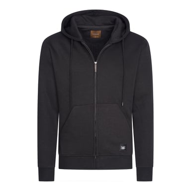 Cappuccino Italia Hoodies Fleece Zip Hood Black