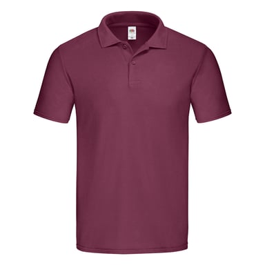 Fruit of the Loom Unisex Adult Original Polo Shirt (Burgundy)