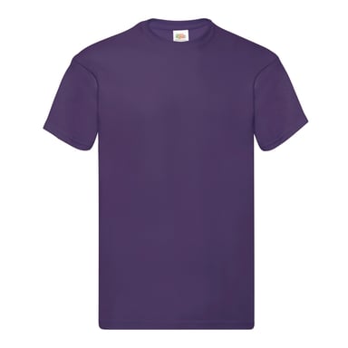 Fruit of the Loom Unisex Adult Original Cotton T-Shirt (Purple)