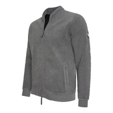 Cappuccino Italia Sweaters Sherpa Fleece Vest Grey