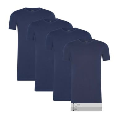 Cappuccino Italia Tee SS 4-Pack T-shirts Blue