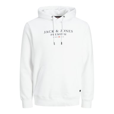 Jack & Jones Hoodies Archie Sweat Hood White