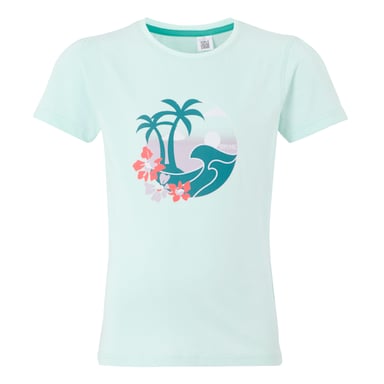Regatta Barn/ungdomar Bosley VIII Palm Tree T-Shirt (Icy Morn)