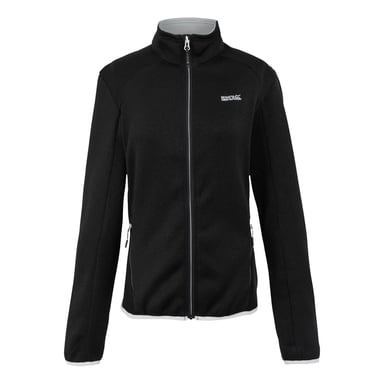 Regatta Womens/Ladies Newhill II Full Zip Fleece Jacket (Black/Oyster Mushroom)