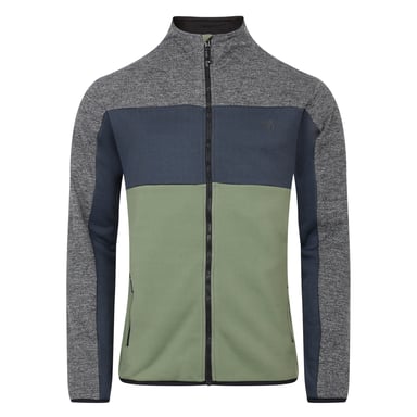 Dare 2B Mens Venture Fleece Jacket (Charcoal Grey/Black Marl/Olivine Green)