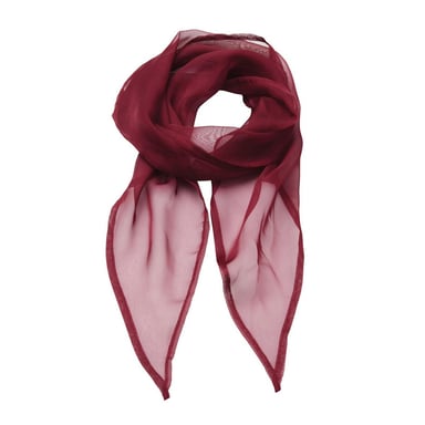 Premier Womens/Ladies Chiffon Scarf (Burgundy)
