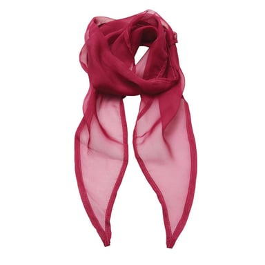 Premier Womens/Ladies Chiffon Scarf (Hot Pink)