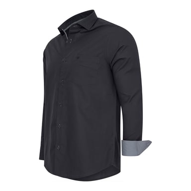 Cappuccino Italia Overhemden Overhemd Uni Black
