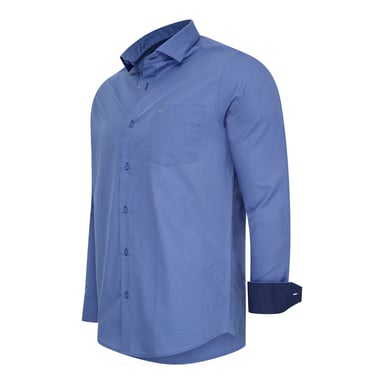 Cappuccino Italia Overhemden Overhemd Uni Blue