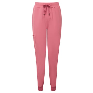 Premier Womens/Ladies Energized Onna-Stretch Jogging Bottoms (Calm Pink)