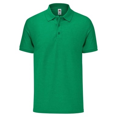 Fruit of the Loom Mens Tailored Polo Shirt (Green Heather)
