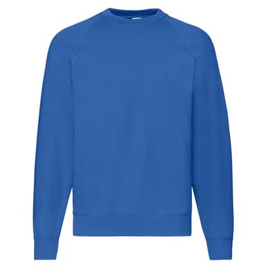 Fruit of the Loom Unisex Adult Classic Raglan Sweatshirt (Royal Blue)