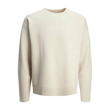Jack & Jones Trui Bradfort Knit Crew Neck Beige