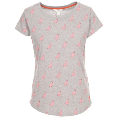 Trespass Womens Carolyn Short Sleeved Patterned T Shirt (Grey)