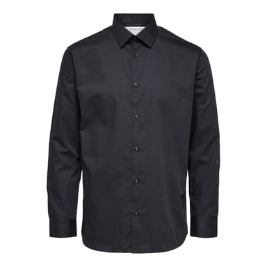 Selected Overhemden Regethan Classic Overhemd Zwart Black