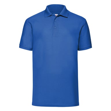 Fruit of the Loom Mens 65/35 Pique Polo Shirt (Royal Blue)