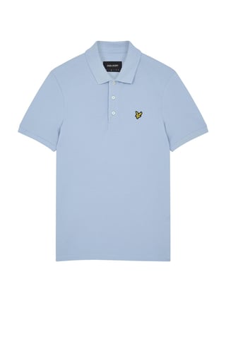 Lyle & Scott Plain Polo Shirt in Blue