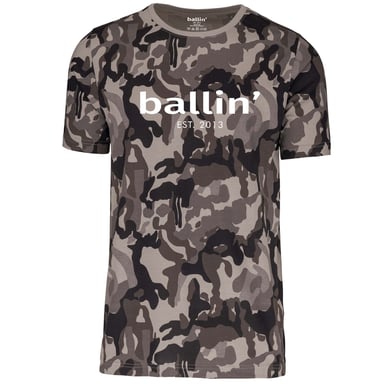 Ballin Est. 2013 Tee SS Grijs Camouflage Shirt Grey