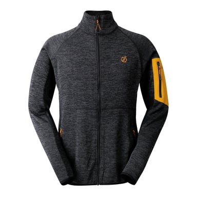 Dare 2B Mens Torrek Fleece Top (Black/Desert Sun)