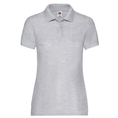 Fruit of the Loom Womens/Ladies Polo Shirt (Heather Grey)