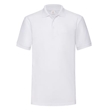 Fruit of the Loom Mens Pique Heavy Polo Shirt (White)