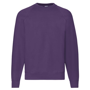 Fruit of the Loom Unisex Adult Classic Raglan Sweatshirt (Purple)