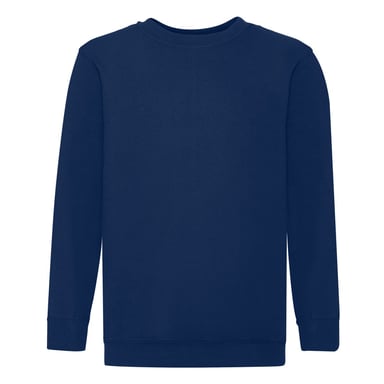 Fruit of the Loom Childrens/Kids Classic Set-in Sweatshirt (Navy)