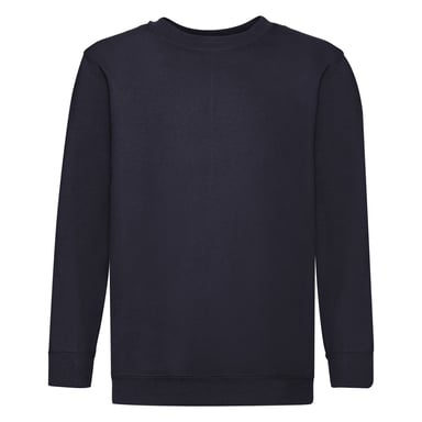 Fruit of the Loom Childrens/Kids Classic Set-in Sweatshirt (Deep Navy)