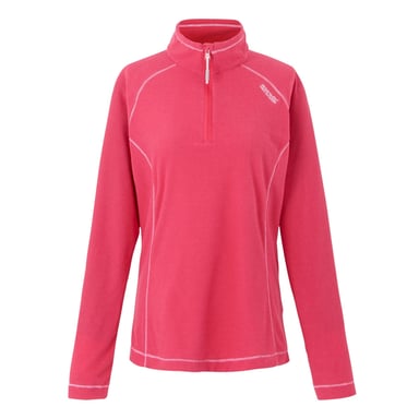 Regatta Great Outdoors Womens/Ladies Montes Half Zip Fleece Top (Pop/Raspberry Ripple)