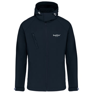 Ballin Est. 2013 Outdoorjas Softshell Hooded Jas Blue