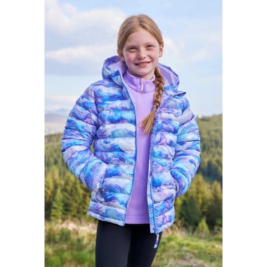 Mountain Warehouse Childrens/Kids Seasons Watercolour Padded Jacket (Pale Blue)
