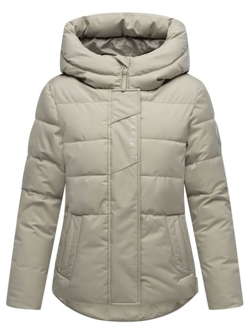 Marikoo quilted jacket with teddy lining & hood – model Elira