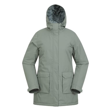 Mountain Warehouse Womens/Ladies Ranger Water Resistant Padded Parka (Dark Khaki)