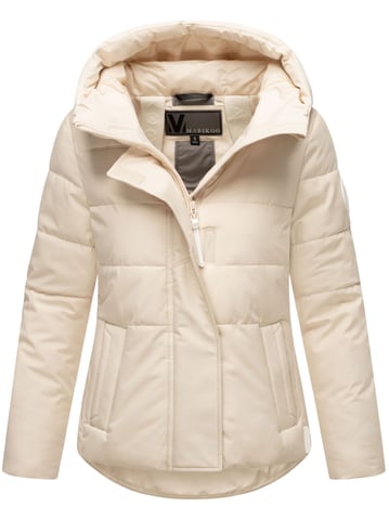 Marikoo quilted jacket with teddy lining & hood – model Elira