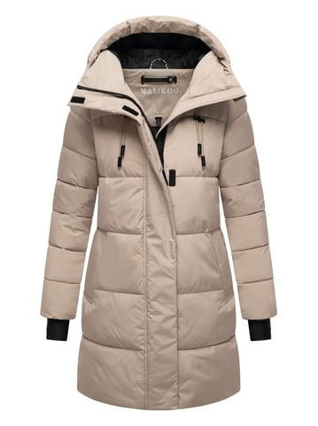 Marikoo women's padded winter coat with hood & fleece lining – Kaituu