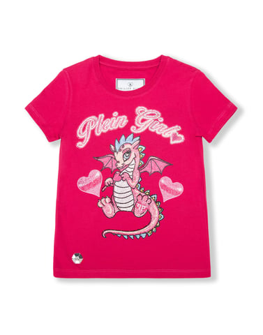T-Shirt Round Neck Ss Dragon