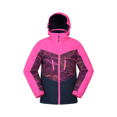 Mountain Warehouse Childrens/Kids Storm II Extreme Galaxy Ombre Ski Jacket (Dark Pink)