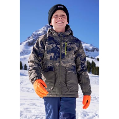 Mountain Warehouse Childrens/Kids Cosmos Water Resistant Ski Jacket (Dark Green)
